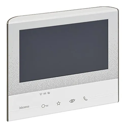 Bticino 344642 VIDEOCITOFONO WIFI MONITOR INTERNO SMART, 2 Fili, Display Aggiuntivo 7"" a Colori, Touch Screen, con Vivavoce, Segreteria e Registrazione Audio-Video, Inoltro chiamata su App, Bianco