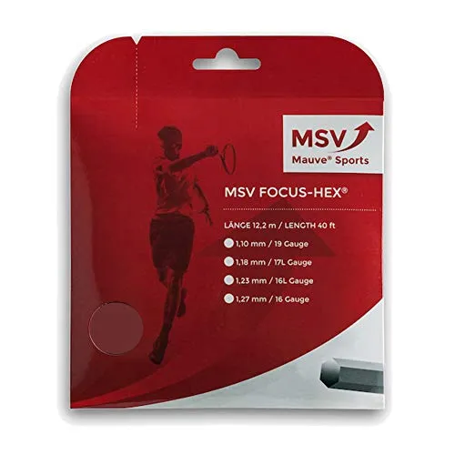 MSV Focus Hex 12m Tennis Corde Bianco 1.23mm