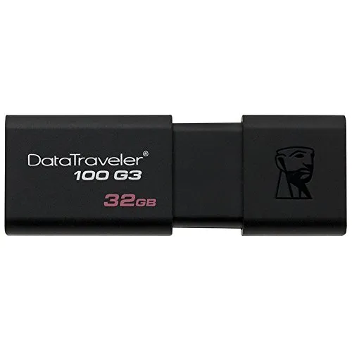Kingston Digital Datatraveler 100 G3 USB 3.0 W/cordini 32GB (5 Pack)