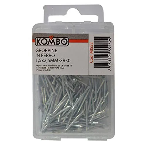 Kombo GROPPINE in Ferro 1.5X2.5MM GR 50, Alluminio, 1,5x2,5 mm