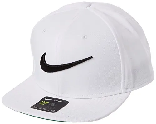 Nike Sportswear PRO Swoosh, Cappellino con Visiera Unisex – Adulto, White/Pine Green/Black/Black, MISC
