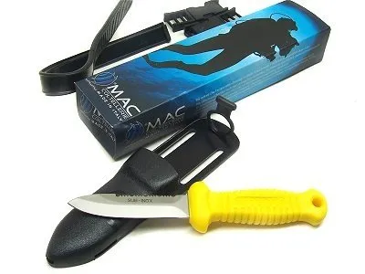 AMC Coltello da sub Mac 9 giallo subacqueo