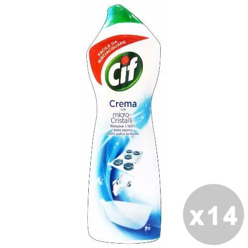 CIF Set 14 Crema Bianca 750 Ml. Detergenti casa