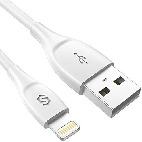 Syncwire Cavo Lightning su USB Cavo iPhone 1m [Certificato Apple MFi] - Serie Garantita a Vita - per Apple iPhone 6 6 Plus 6S 6S Plus 5S 5C 5 SE, iPad Air 2 Mini 4, iPod Touch Nano - Bianco
