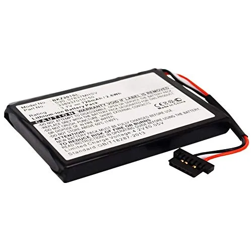 subtel® Batteria 07837MHSV,338937010150,S30 compatibile con Becker Ready 50, Becker Traffic Assist Z 99 Becker Traffic Assist Z 200 Affidabile ricambio da 720mAh per navigatore GPS