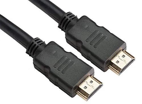 Cavo HDMI dorato da 1,4 V ad alta velocità, risoluzione: 2 K 3D per PS3, PS4, Xbox, Xbox One nero Nero 20M