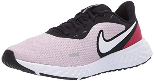 Nike Wmns Revolution 5, Scarpe da Corsa Donna, Iced Lilac/White-Black-Noble Red, 39 EU