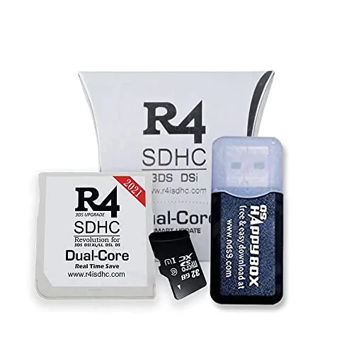The White SDHC dual-core bianca con scheda SD da 32 GB per DS/DS Lite/DSi/DSi XL / 3DS / 2DS - Kernel già installato