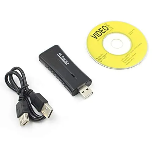 Ballylelly USB 2.0 Monitor per schede di acquisizione HDMI Scheda di acquisizione video HDMI Risoluzione di ingresso HD Unità flash Trasferimento dati veloce Plug and Play