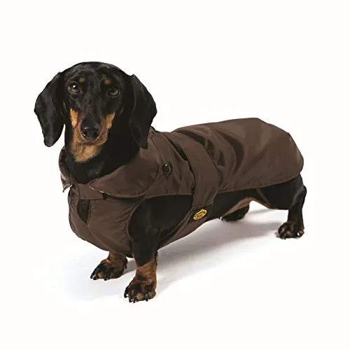 Fashion Dog Cappotto per cani specifico per bassotto – marrone – 33
