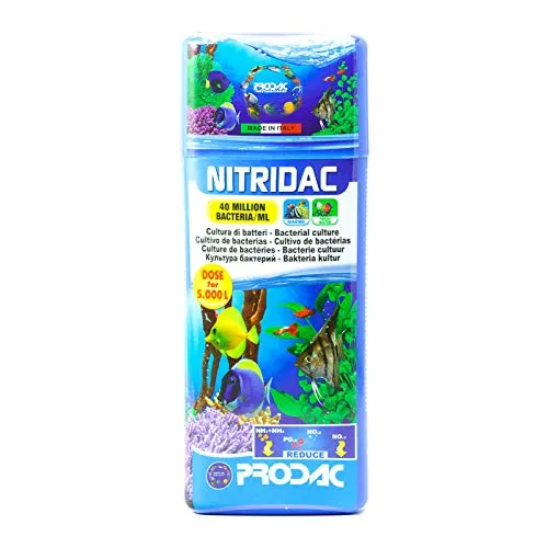 Prodac Trattamenti per l'acqua dell'acquario NITRIDAC 500ml (attivatore biologico)