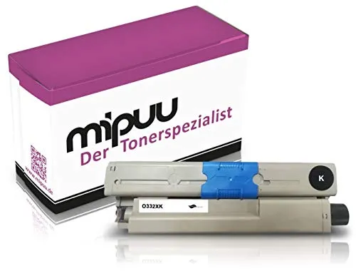 Mipuu Cartuccia toner compatibile con OKI 46508712 (Black) per C332 C332dn C332dnw MC 363 MC363 MC363dn MC363dnw printer