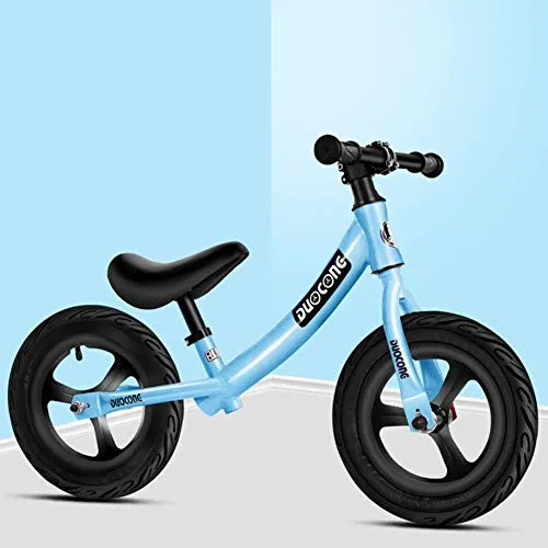 Zixin Sport Balance Bike, Ultralight Prima Kids Bike, Gomma Gonfiabile Ruote, direzione Flessibile, PU Comfort Sella, for Bambini Toddlers Ages 2-6, Rosso, B (Colore: Blu, del Seno: B)