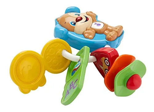 Fisher-Price Chiavi Conta e Vai-Dentaruolo Giocattolo Elettronico Ridi Impara 6-36 Mesi, FPH60