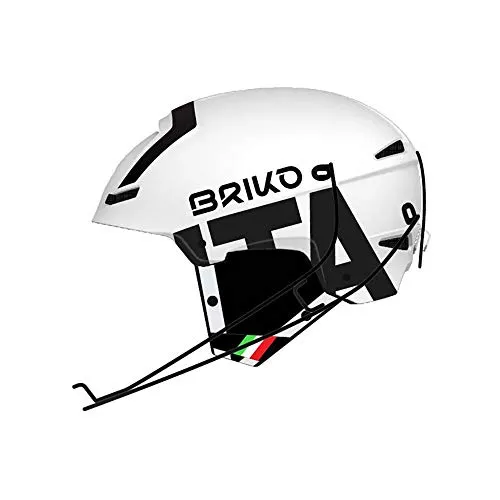 Briko - Casco da sci Slalom FISI Shiny White/Black