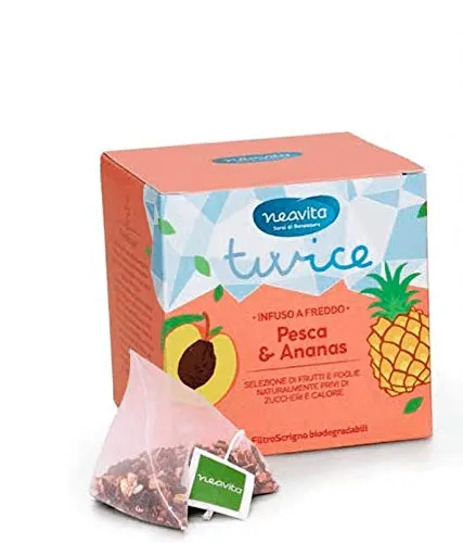 TWICE INFUSO a FREDDO PESCA & ANANAS FILTROSCRIGNO 15 FILTRI - NEAVITA