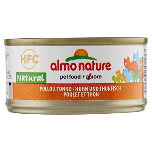 HFC Almo Nature Natural Pollo e Tonno 70 gr 1 Lattina