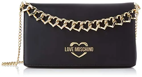 Love Moschino Jc4259pp0a, Pochette da Giorno Donna, Nero (Black), 6x16x26 cm (W x H x L)
