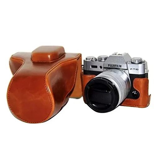 Custodia protettiva in pelle PU per fotocamera, borsa protettiva per Fujifilm XT1
