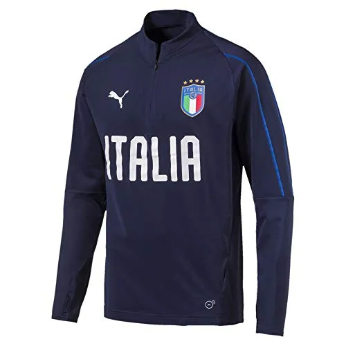 FIGC 1/4 Zip Training Top Blu-azzurro 18/20 Italia Puma S Blu-azzurro