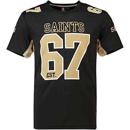 Majestic NFL NEW ORLEANS SAINTS Moro Mesh Jersey T-Shirt, Größe:M
