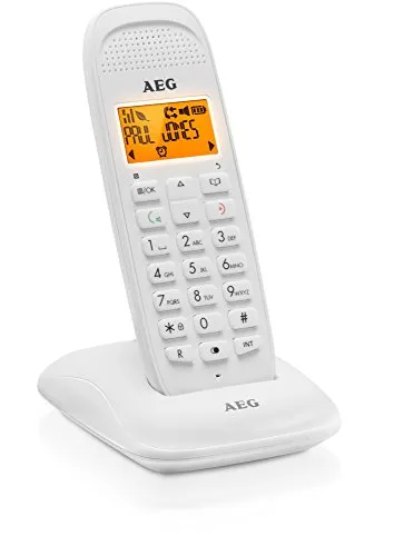 AEG Voxtel D81 - Telefono domestici DECT cordless, bianco