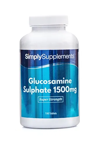 Glucosamina solfato 1500 mg - 180 compresse - 6 mesi di trattamento - SimplySupplements