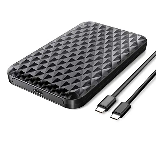 ORICO Case Esterno per Hard Disk 2.5'' USB 3.1, Alloggiamento Disco Rigido Supporta con Interfaccia SATA da 7-9,5 mm, Suporta UASP,Fino a 6Gbps,Installazione Senza Attrezzi-Nero