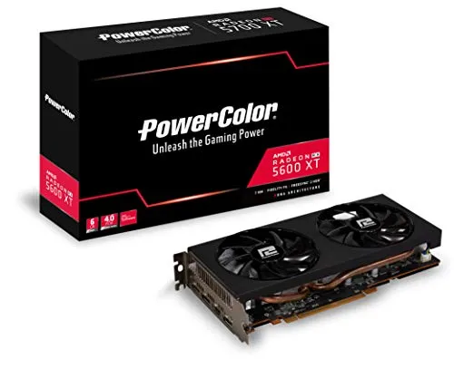 Powercolor RadeonTM RX 5600 XT 6GB, AXRX 5600XT 6GBD6-3DH/OC