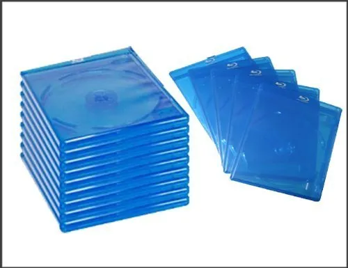Blu-Ray custodie standard con logo 170 x 135 x 11 mm, 100 pezzi, scatole per 1 disco – da Dragontrading