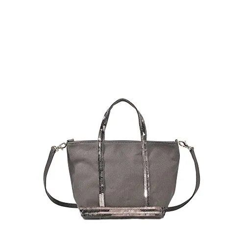 Vanessa Bruno Baby Cabas - Borse Tote Donna, Grigio (Anthracite), 9.5x17x26 cm (W x H L)