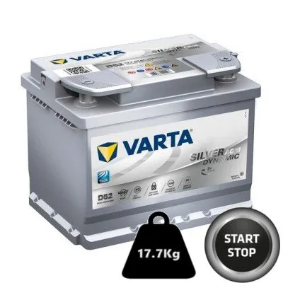 Varta-D52 Start Stop Plus AGM (027) batteria da auto