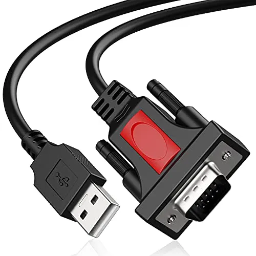 GANA USB a RS232/DB9, 9-Pin USB Seriale Cavo Convertitore per Router/Switch e Altri dispositivi di interfaccia seriale da 1,5 Metri