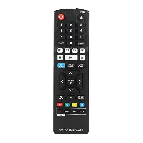 Telecomando universale Smart BluRay Disc Lettore DVD TV per LG AKB73735801 BP330 BP530 BP540 BPM53 (colore: nero) (dimensione: 0)