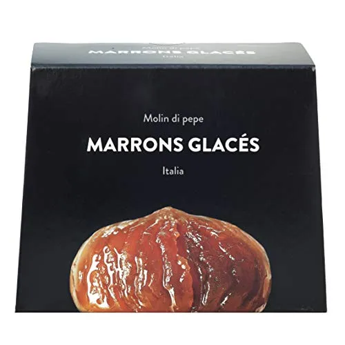 Molin di Pepe - Marrons Glaces | Ricetta tradizionale con Marroni | Varietà italiana della Castagna | 160gr 9 Pezzi (INTERI)