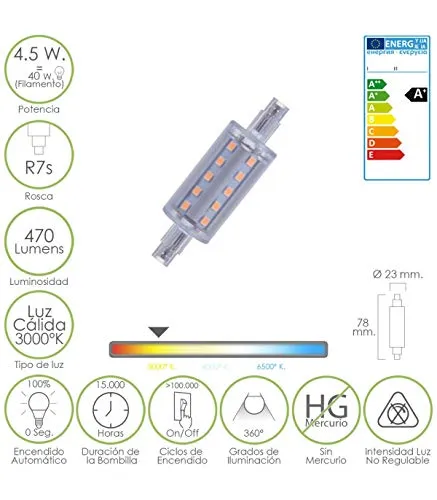 Lampada led Lineare R7s 78mm