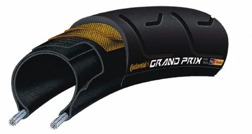 Continental 622 Grand Prix  – Copertone per bicicletta, Unisex adulto, Fahrradreifen Grand Prix, Nero, 700 x 25C