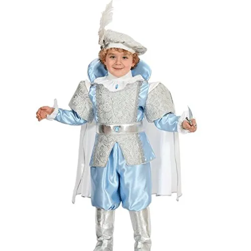 Pegasus Vestito Costume Maschera di Carnevale Baby - Principe Azzurro - Taglia 4/5 Anni - 83 cm