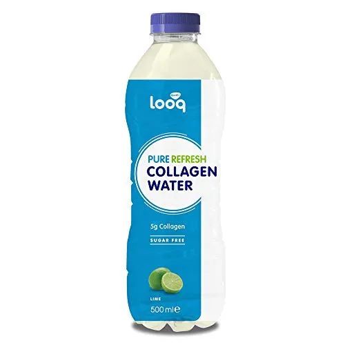 looq, Collagen Water Pure Refresh, acqua al collagene, 12 x 500 ml