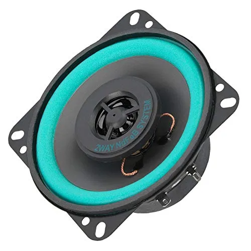 Aramox Altoparlante Per Auto, Sistema Di Altoparlanti Da 4 Pollici Da 100 W, Tweeter Per Auto A Forma Quadrata Per Portiera Dell'auto, Pannello Del Vano Portaoggetti, Pannello Del