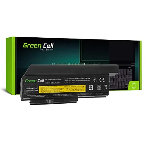Green Cell® Extended Serie 42T4861 Batteria per Portatile Lenovo ThinkPad X220 X220i X220s (9 Pile 6600mAh 11.1V Nero)