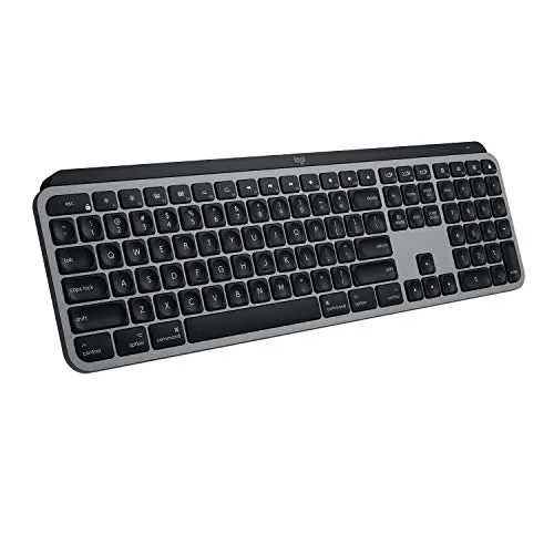 Logitech MX Keys for Mac tastiera RF senza fili + Bluetooth QWERTY US International Alluminio, Nero