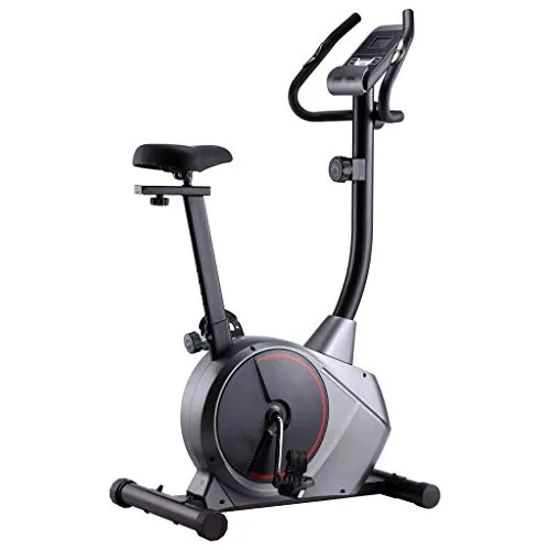 vidaXL Cyclette Reclinata Magnetica più Livelli con Misurazione del Polso Computer LCD Base a Rotelle Ergometro Elittica Fitness Attrezzo Cardio