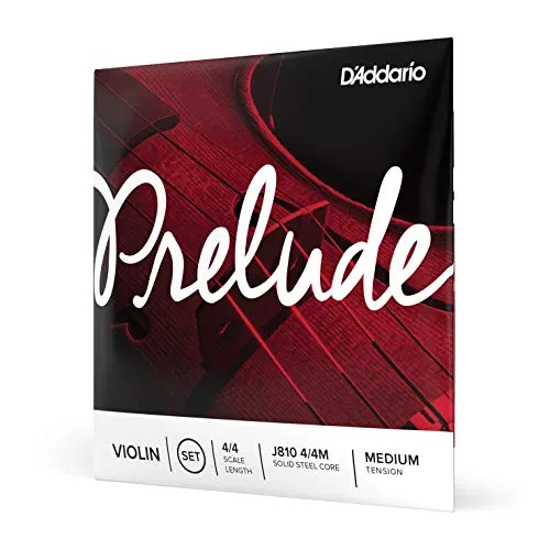 D'Addario Prelude Corde Violino 4 4 - Corde Violino 4/4 Set - Violin Strings - Tensione Media