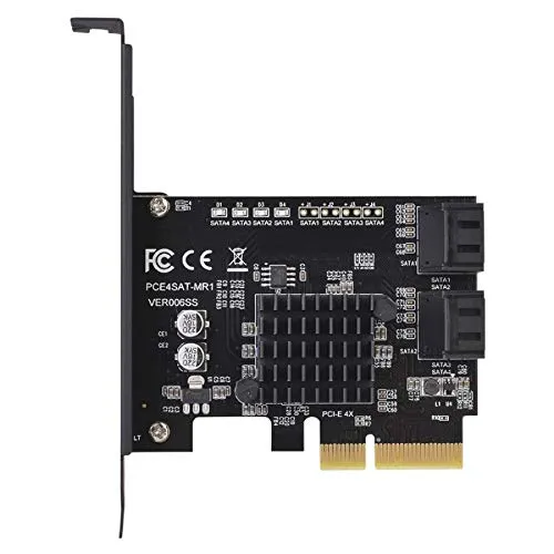 Miwaimao Marvell 88SE9230 Chip SATA/PCIE Raid Controller SATA PCIE SATA Raid Card PCI-E SATA Raid PCI Express 4X with Low Profile Bracket