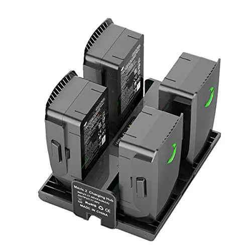 STARTRC 4 in 1 Batteria Caricabatteria Caricatore Rapido Battery Charger Caricatore per DJI Mavic 2 PRO/Zoom