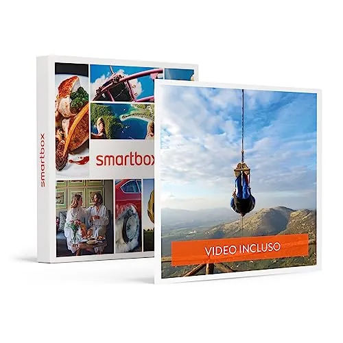 smartbox - Cofanetto Regalo - Adrenalina sulla Zipline più Lunga al Mondo: Un Emozione3zionante Volo per 2 con Video ricordo - Idee Regalo Originale