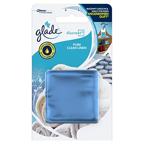 Glade (Brise) Discreet, ricarica ideale per piccoli spazi, Pure Clean Linen (Fresh Cotton), confezione da 1 (1 x 8 g)