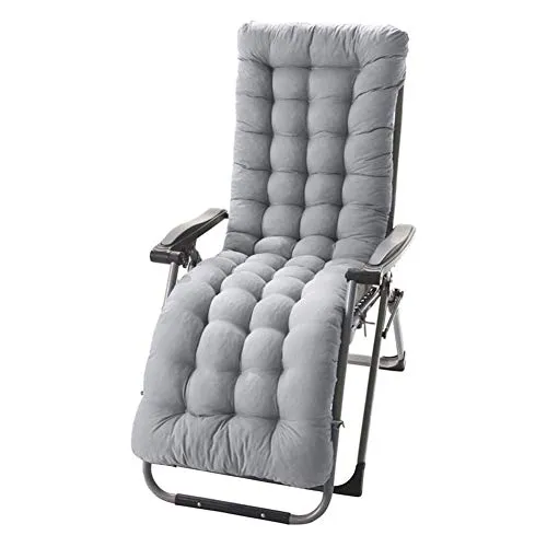 PUAO Cuscini Lounge Chair, Pep Addensato Patio Indoor/Outdoor 154,9 cm reclinabile Portatile Resistente Imbottita Sdraio Materasso