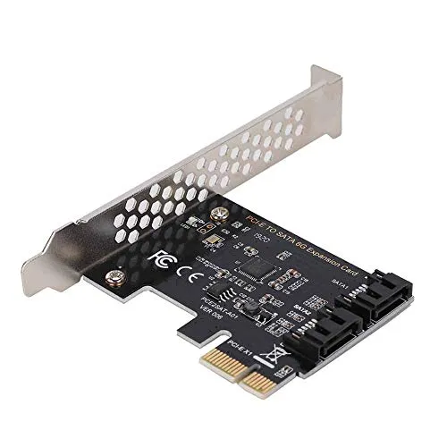 VBESTLIFE PCI Express a SATA 3.0, scheda SATA PCI Express SATA a 6 porte SATA PCI Express Scheda scheda SATA III scheda PCIE a doppia porta